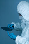 Inspecting-a-silicon-wafer